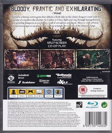 Hunted The Demons Forge - PS3  (B Grade) (Genbrug)